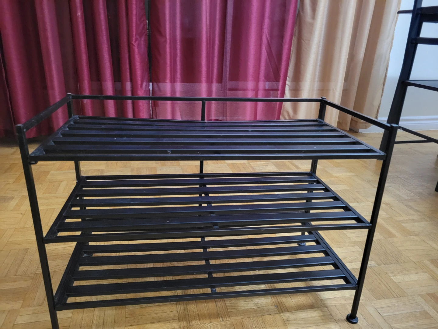 3-Tier Metal Shoe Rack
