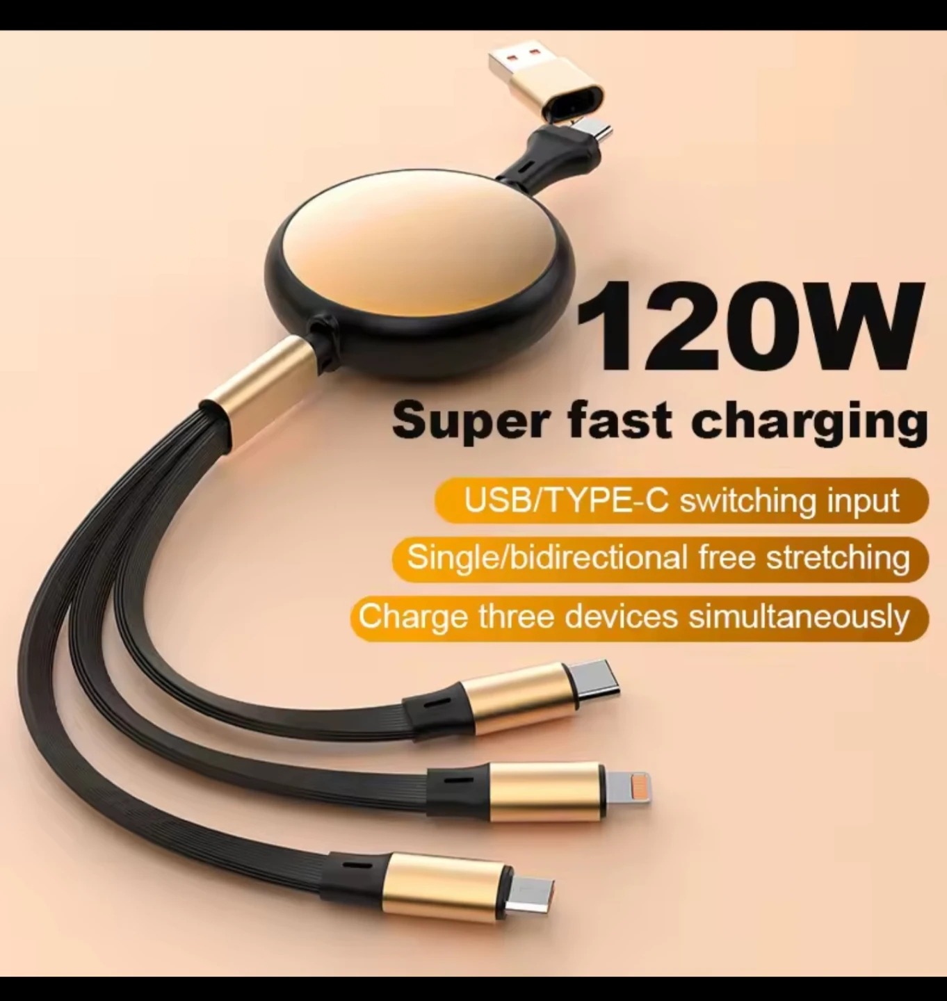 120W Super Fast Charging Cable - photo 2
