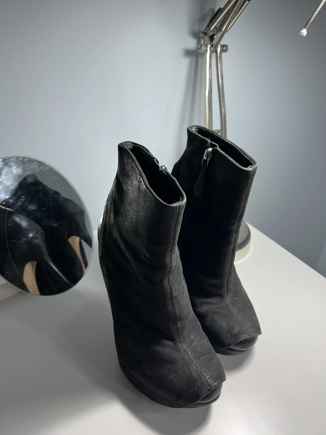 Camilla Skovgaard Black Leather Ankle Boots
