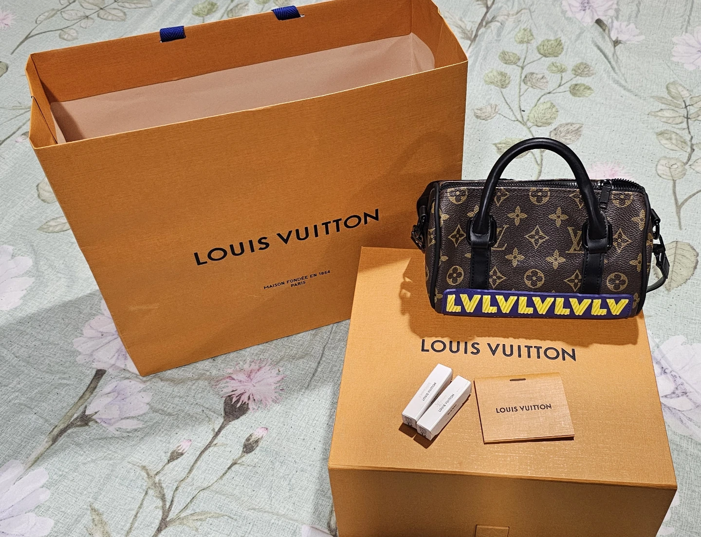 Louis Vuitton Speedy Bandouliere Nano Monogram Bag