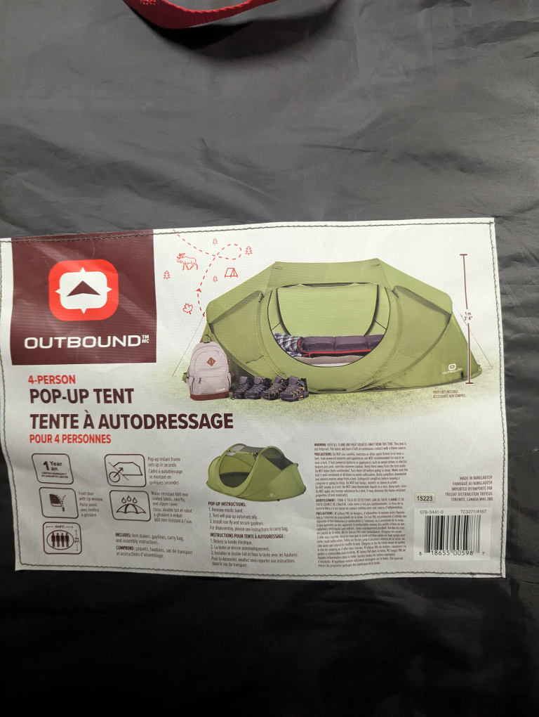 Pop-Up Tent