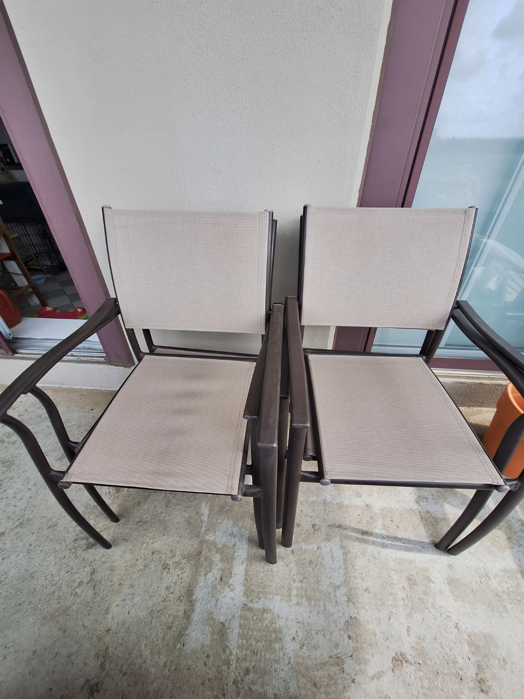 Set of 4 Patio Chairs