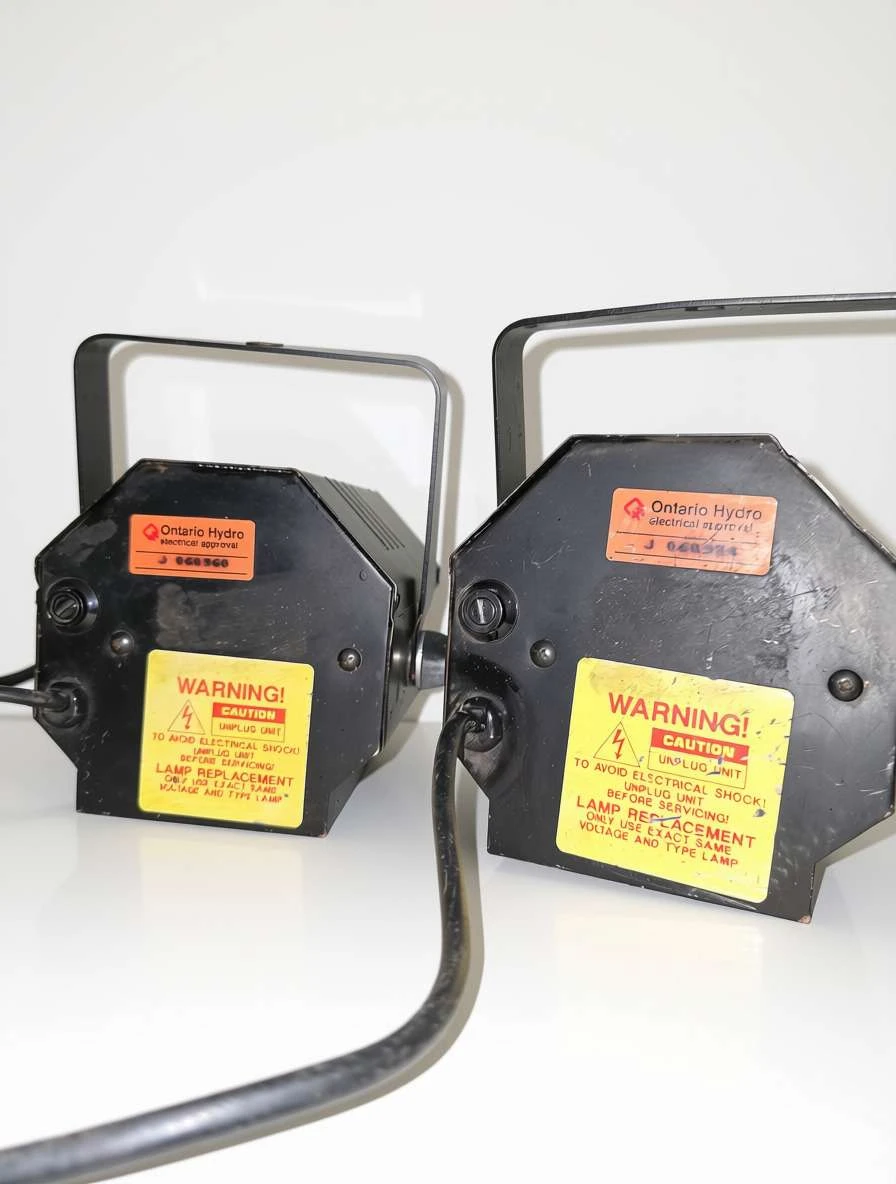 A pair of vintage American DJ Crystal party lights - photo 3