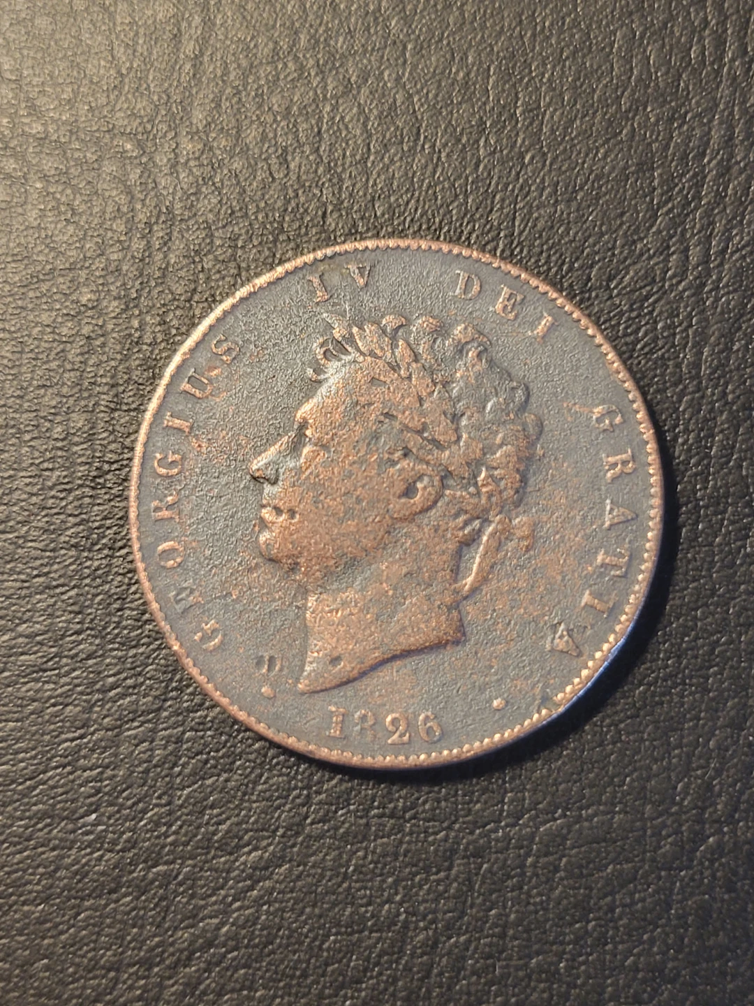 1826 George IV British Copper Penny