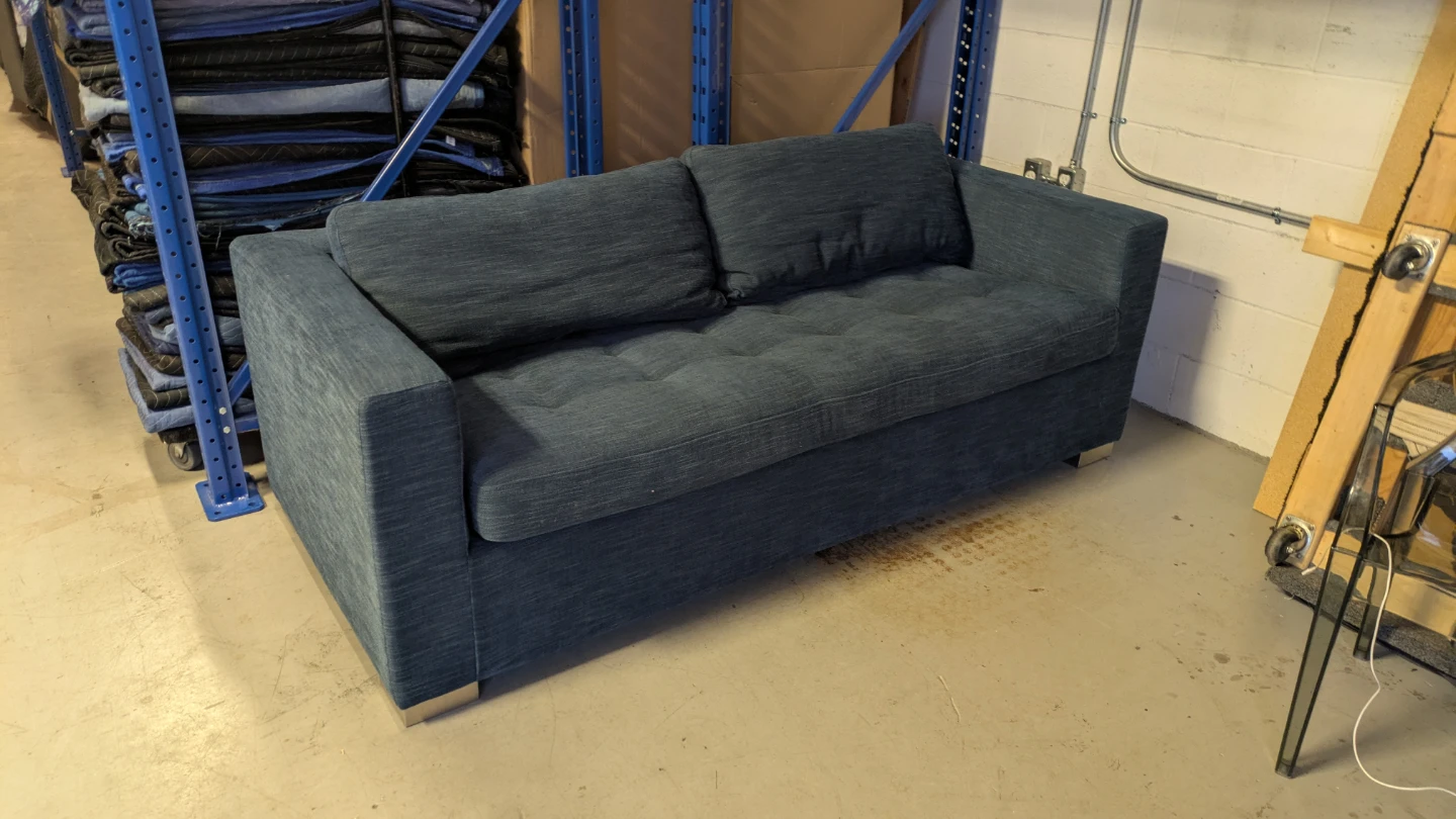ARTICLE Soma 82" Sofa Bed - Midnight Blue - photo 2