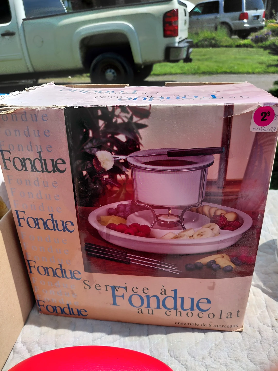 Fondue au chocolat set