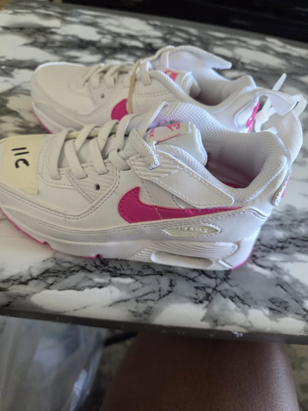 Nike Air Max 90 Youth Sneakers White Pink