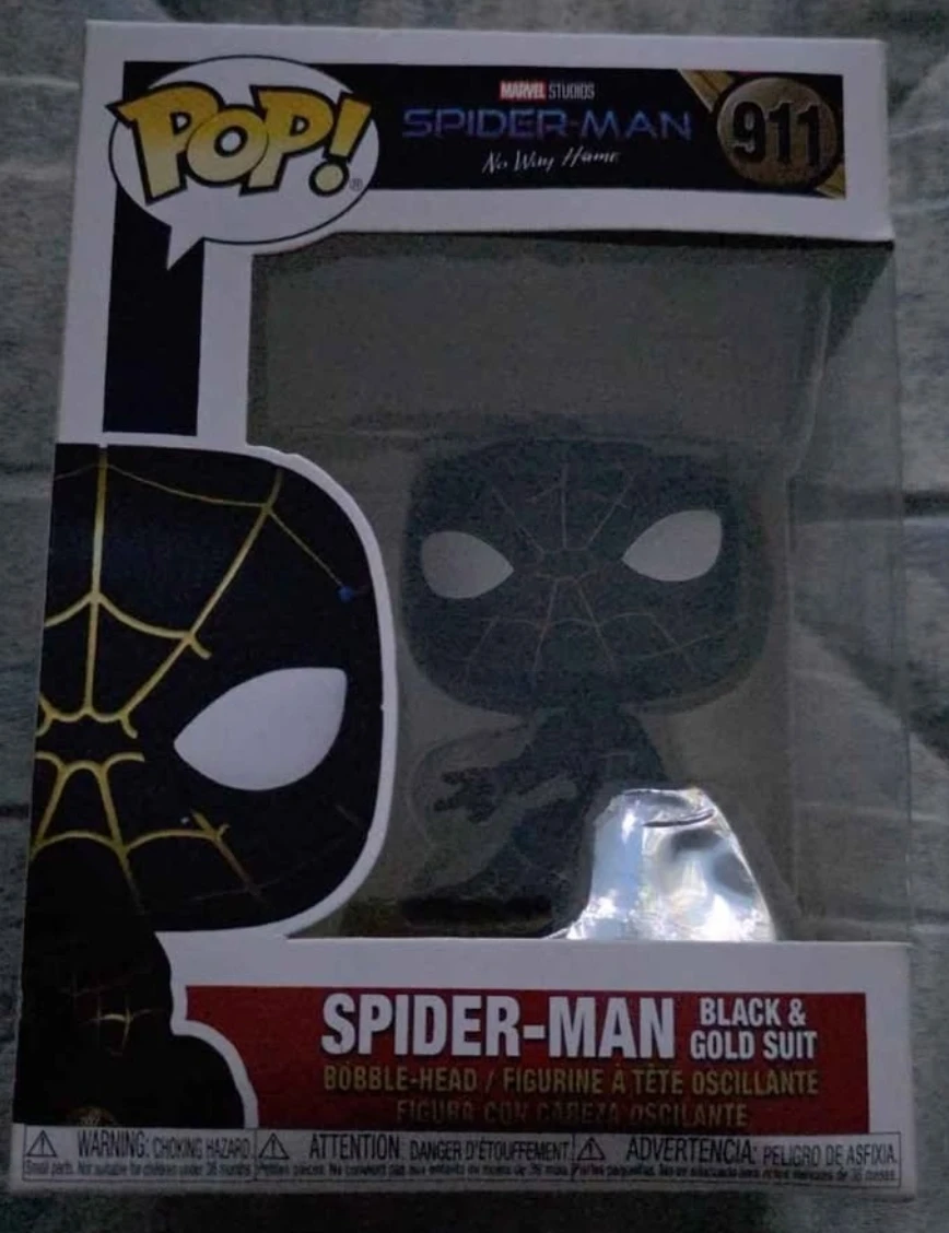 Funko Pop! Spider-Man Black & Gold Suit 911