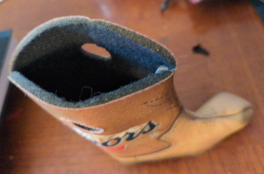 Coors Banquet Cowboy Boot Can Cooler - photo 3