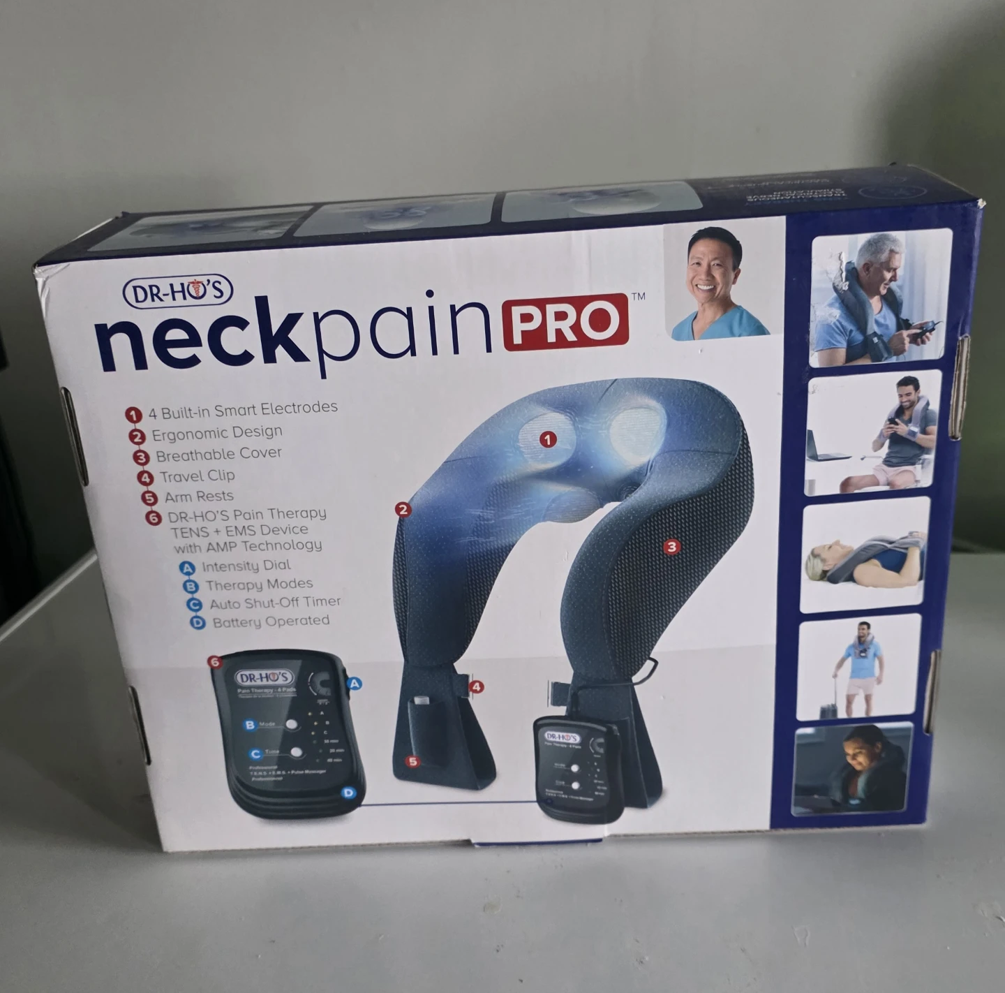 New Dr-Ho's Neck Pain Pro TENS + EMS Device with Pads - photo 2