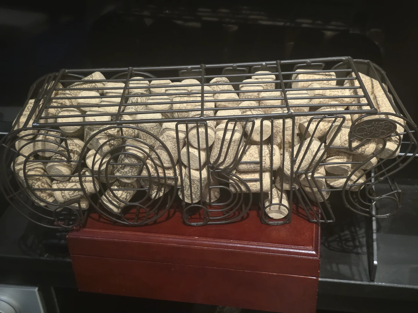 Cork or wine bottle display (corks unused) - photo 3