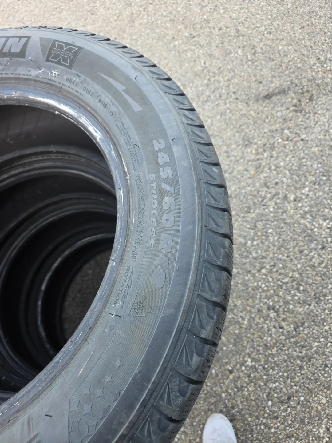 Michelin Latitude Winter Tires - 245/60R18 - photo 2