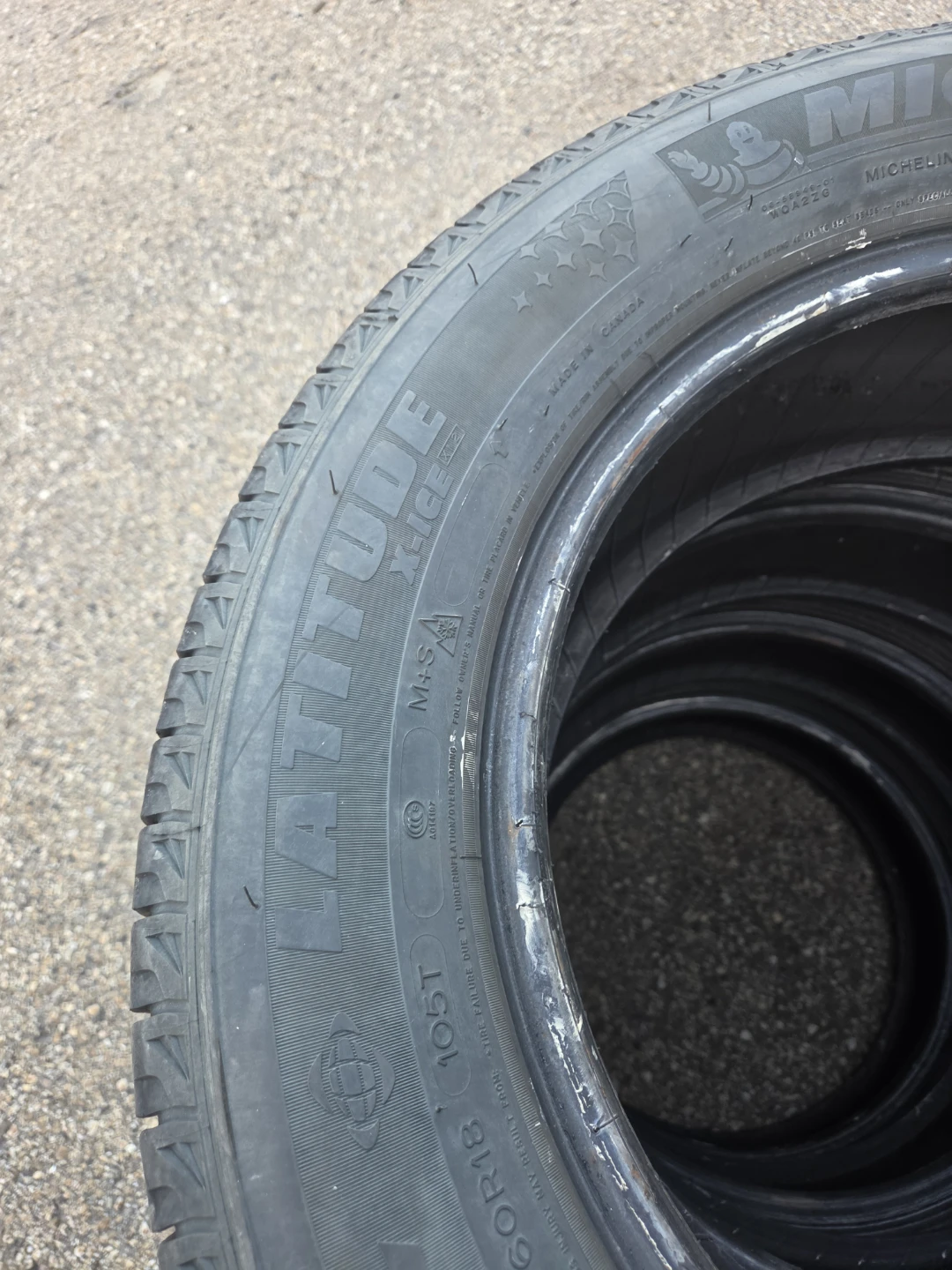Michelin Latitude Winter Tires - 245/60R18 - photo 3