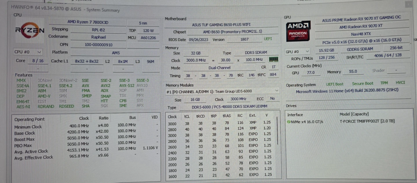 Gaming PC Ryzen 7 7800X3D | 9070 XT | 32 ddr5 - photo 4