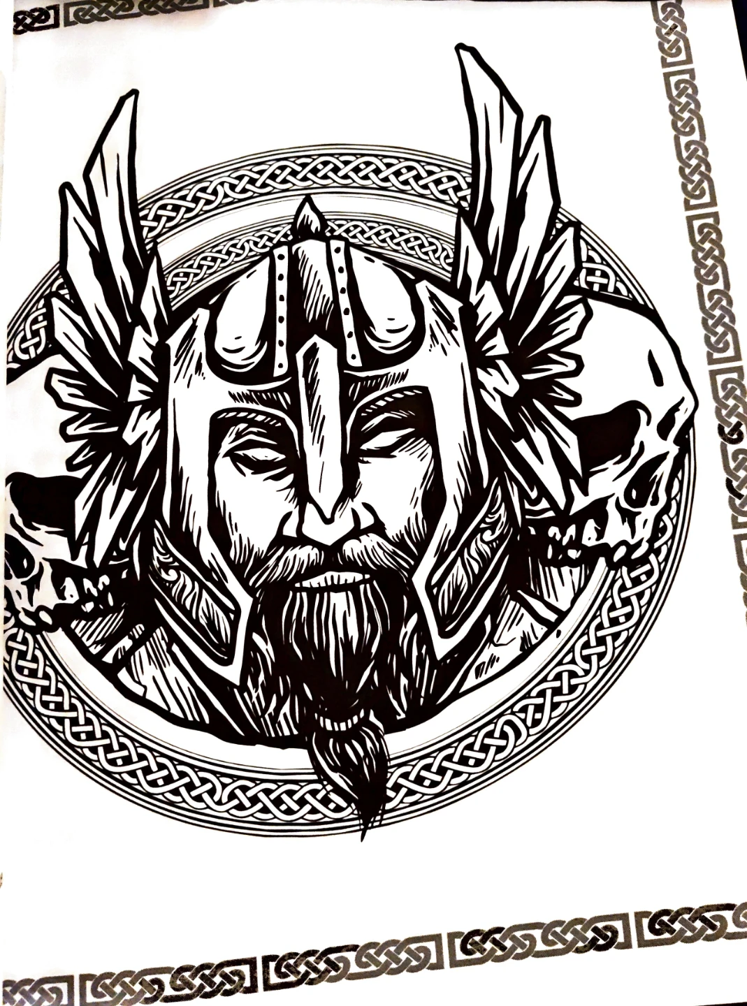 Vikings Adult Colouring Book - photo 3