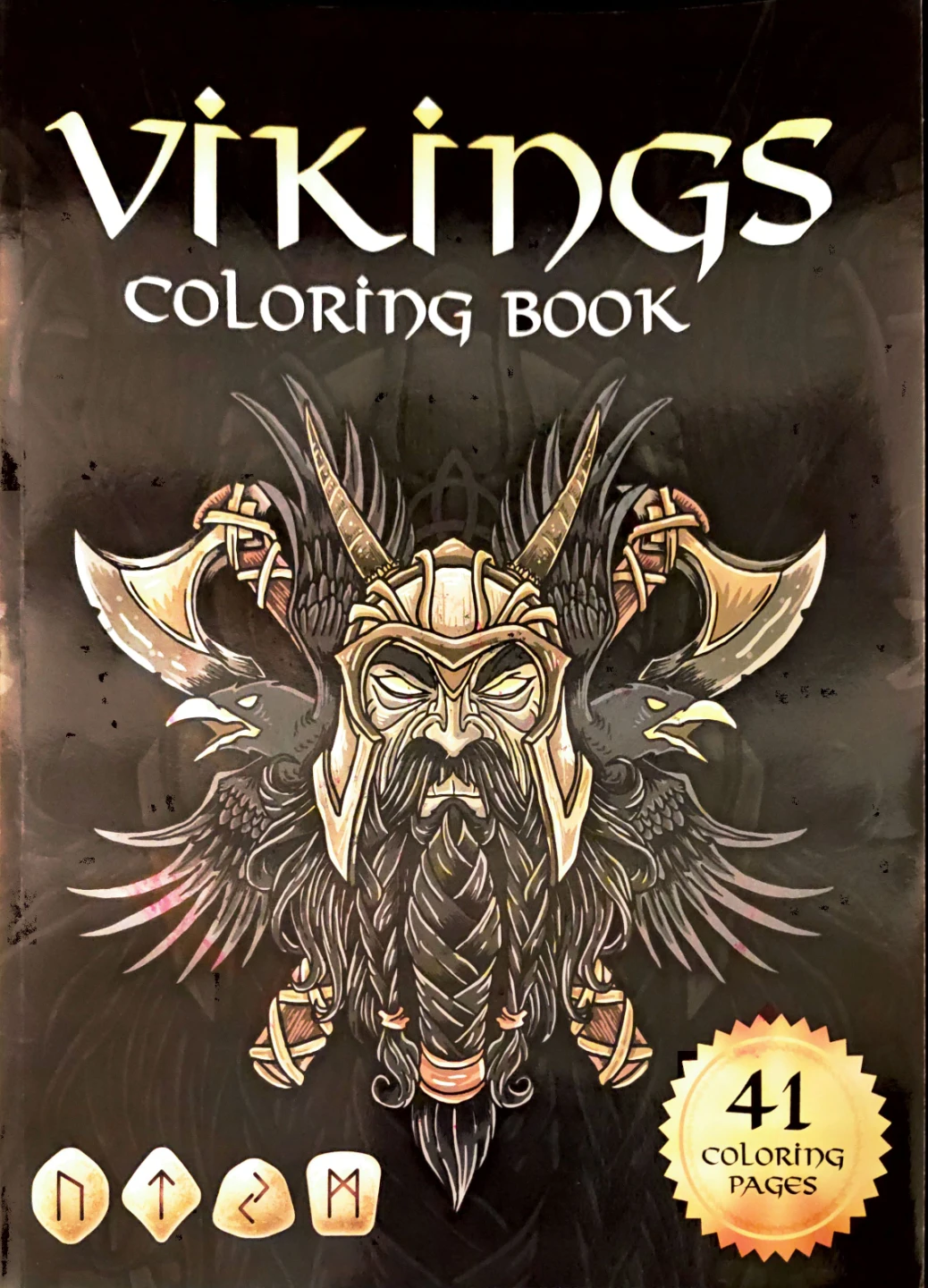 Vikings Adult Colouring Book