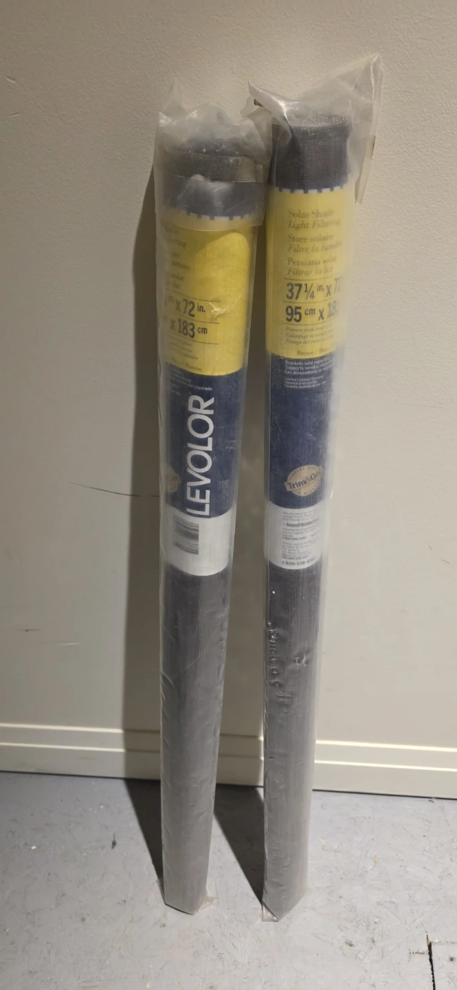 LEVOLOR Solar Shade Light Filtering 37.25" x 72"