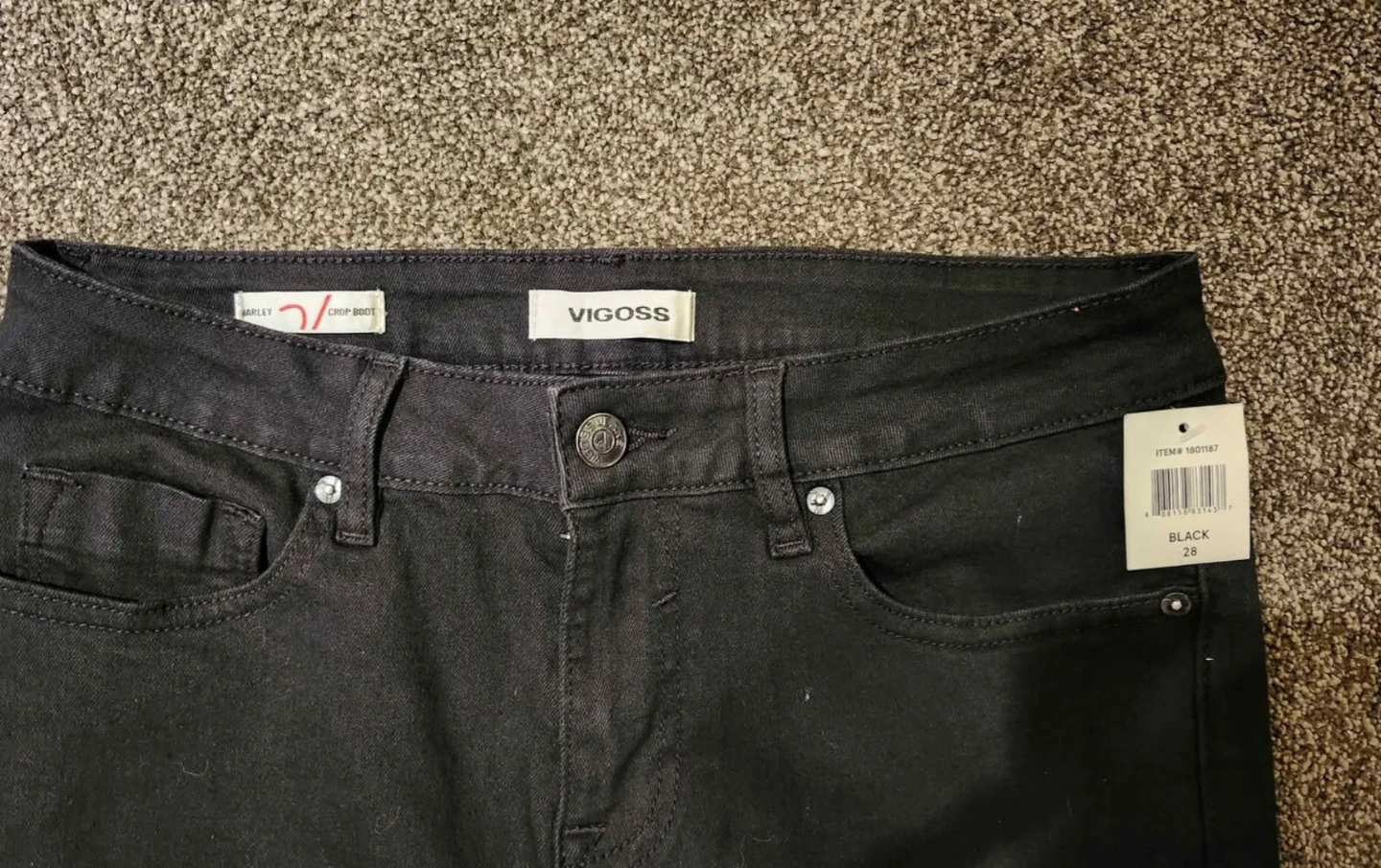 Vigoss Black Crop Boot Jeans - photo 2