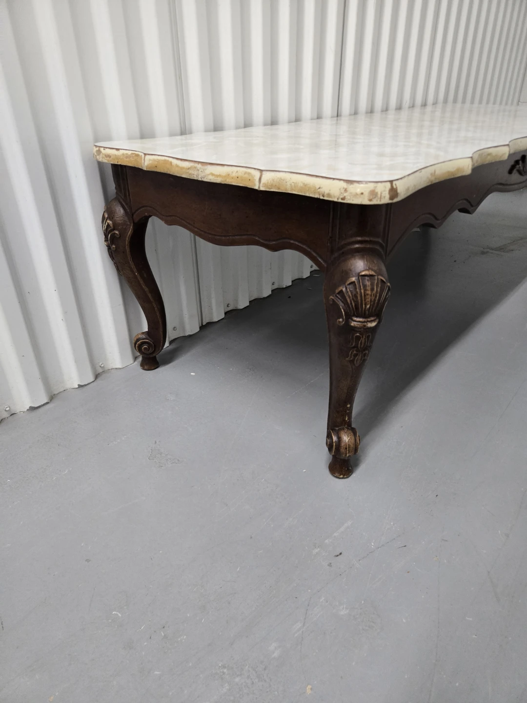 Vintage Ornate Coffee Table - photo 4