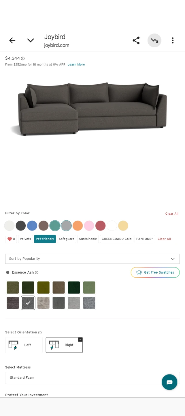 Joybird Sleeper Sectional Sofa (Wilder) - photo 3