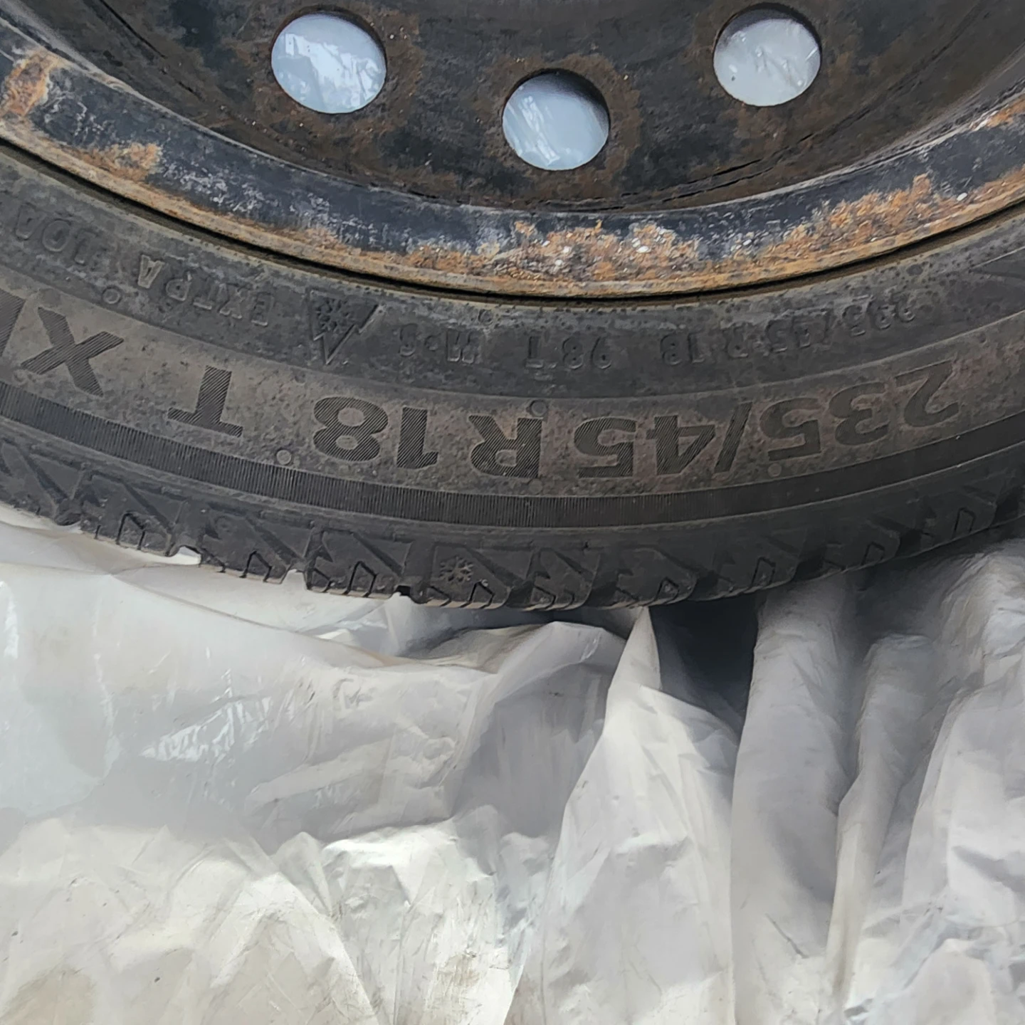 Continental Winter Tire with Rim