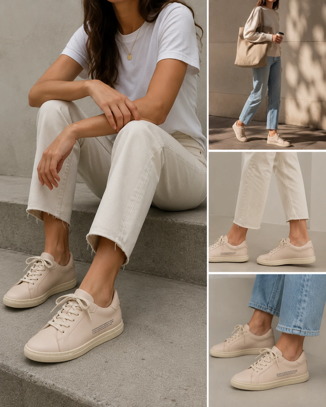 Everlane The Court Sneaker Beige Leather - photo 3