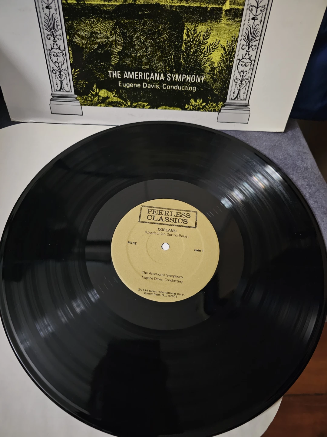 Aaron Copland Appalachian Spring/Billy The Kid Vinyl Record - photo 3