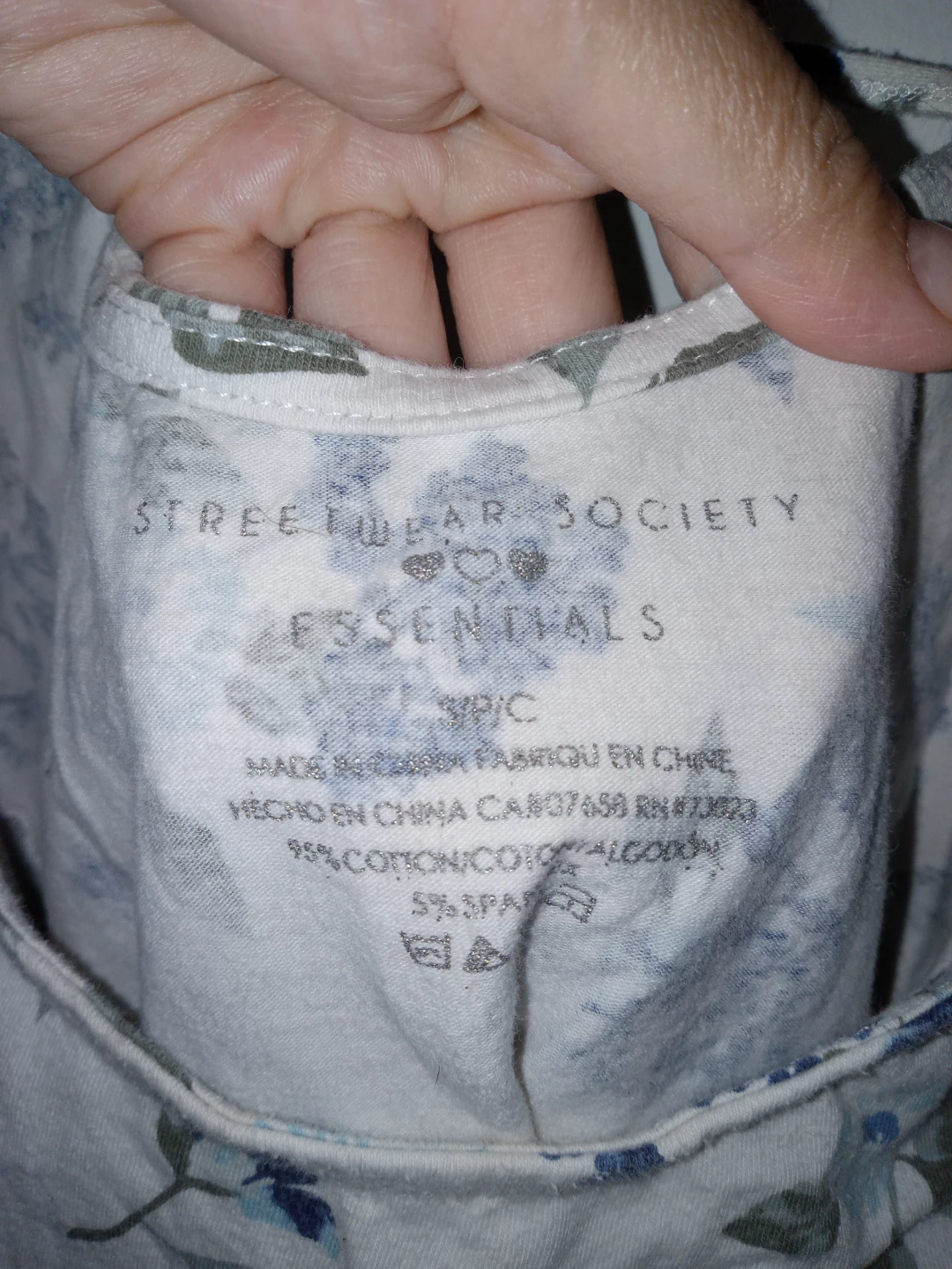 Streetwear Society Essentials Floral Crop Top Small - photo 3