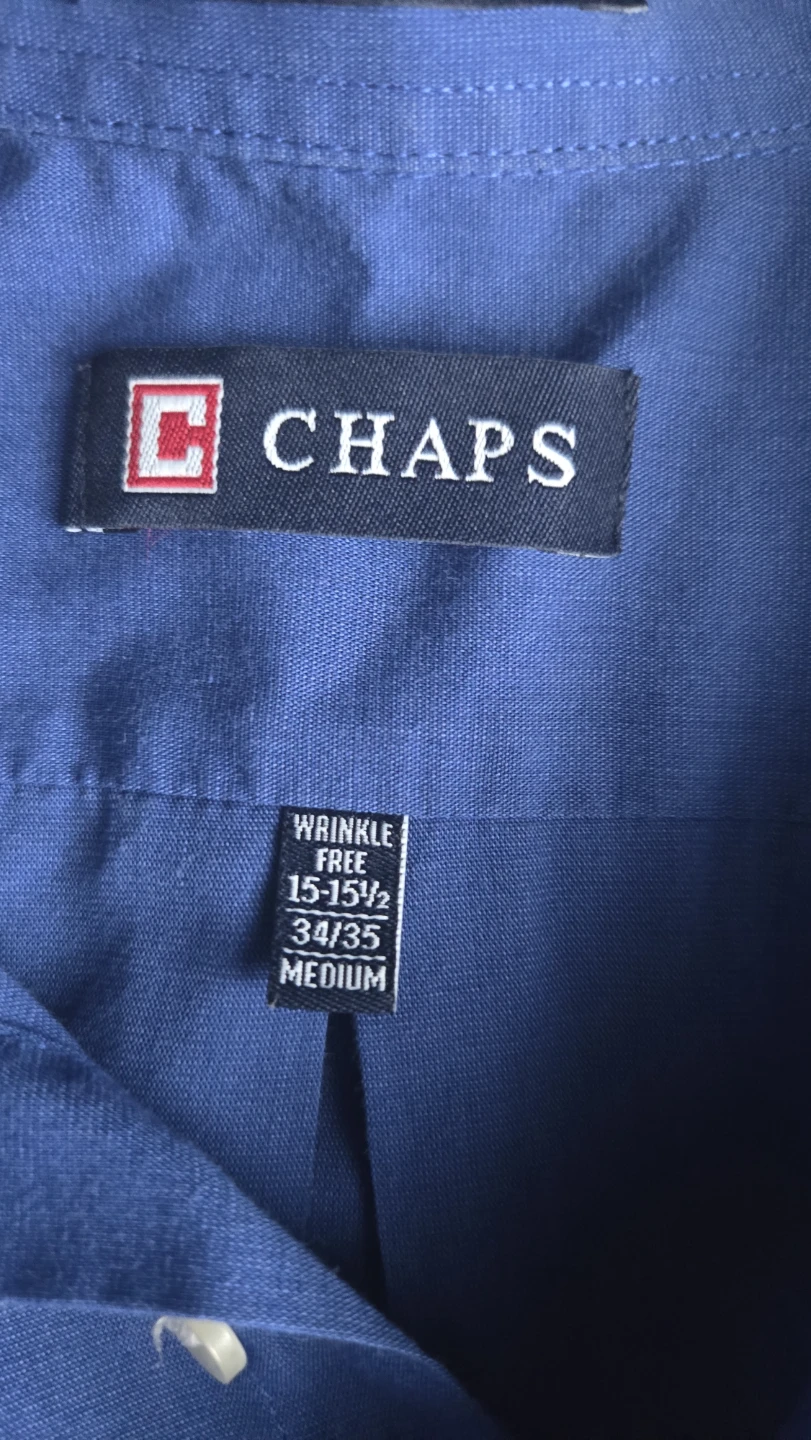 Chaps Wrinkle Free Button Down Shirt - Medium - photo 2