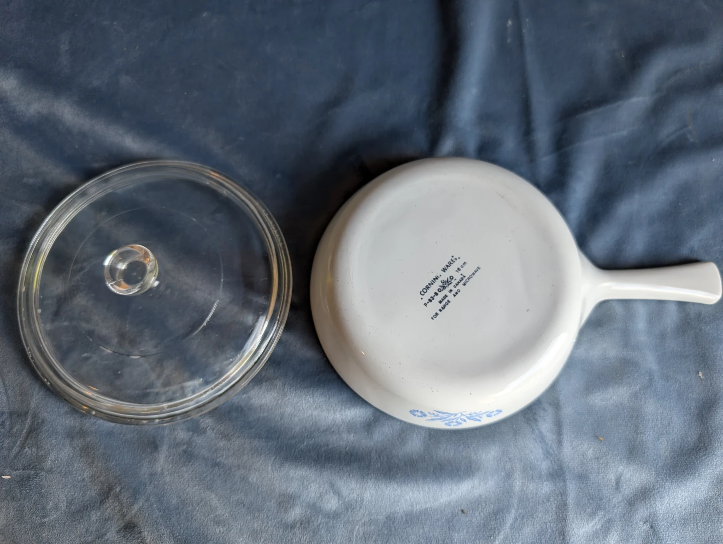 CorningWare Blue Floral Saucepan with Lid - photo 3