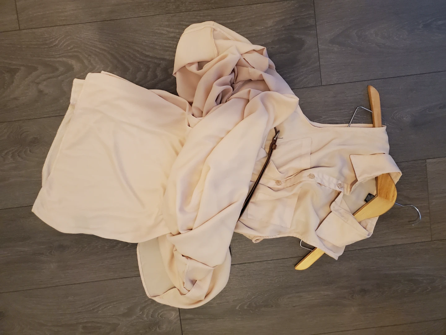 Sheer Blouse Dress with Belt - photo 3