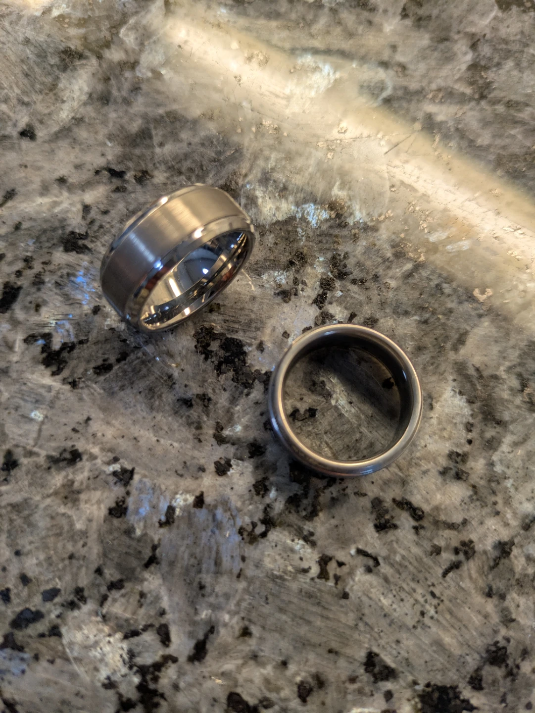 Tungsten wedding rings