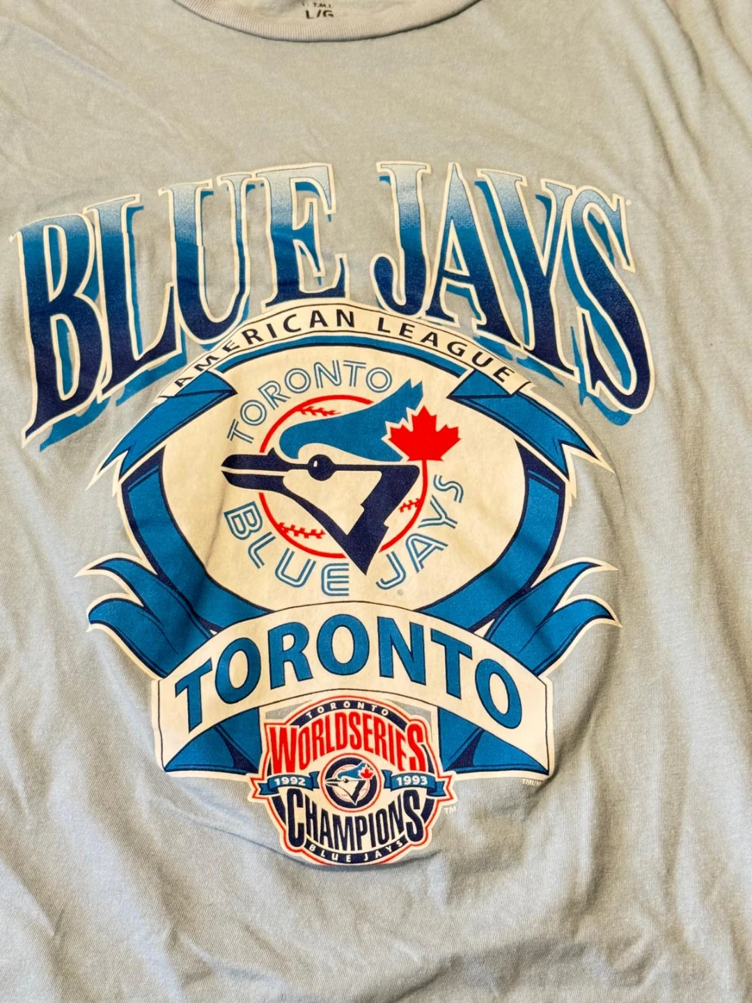 Toronto Blue Jays World Series Champions T-Shirt L/G - photo 2