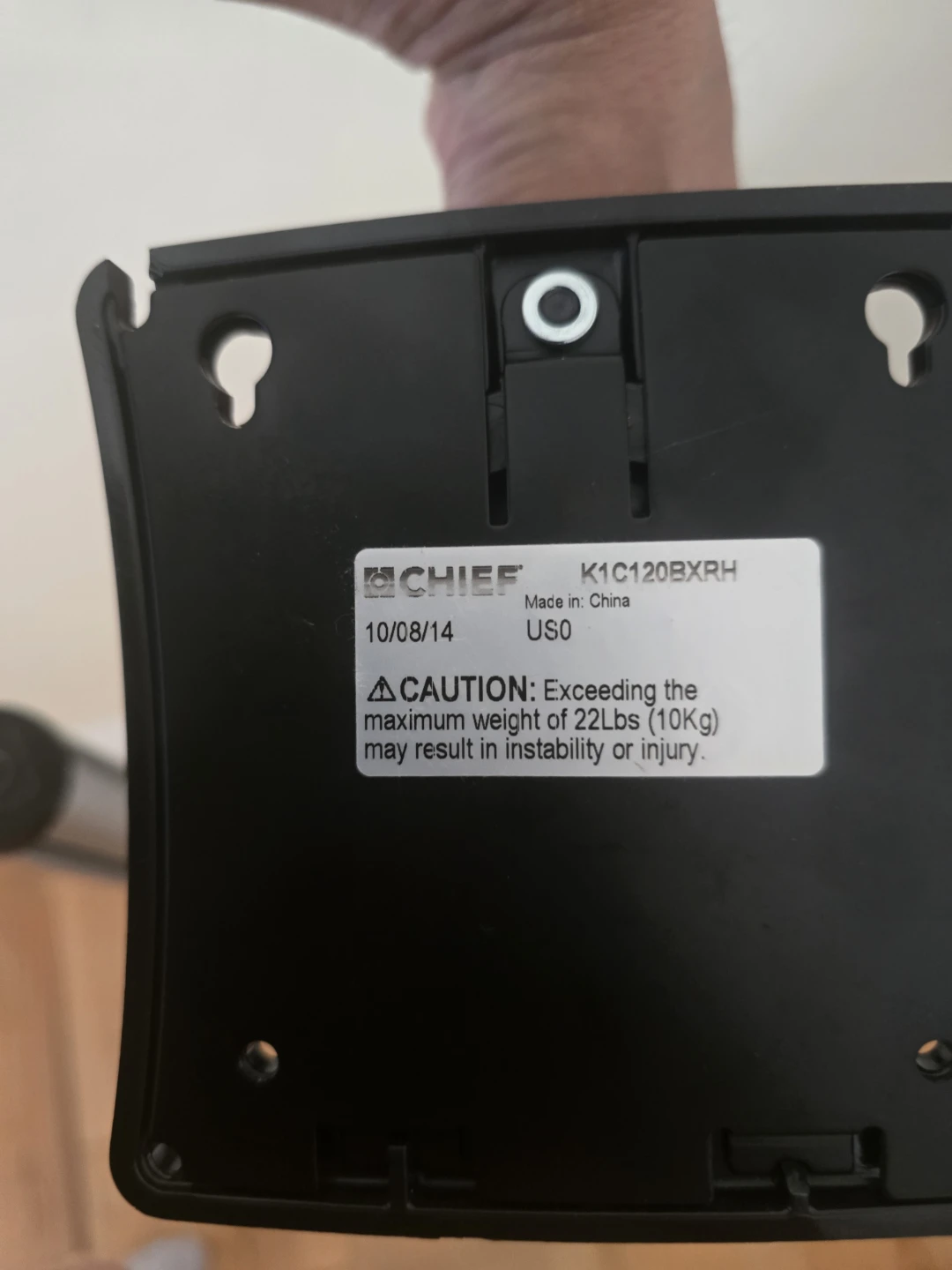 Chief K1C120BXRH monitor  Mount - photo 2