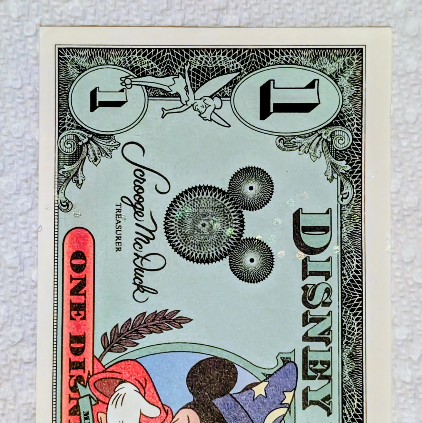 Vintage Series 1997 $1 Sorcerer Mickey Mouse Disney Dollars - photo 5