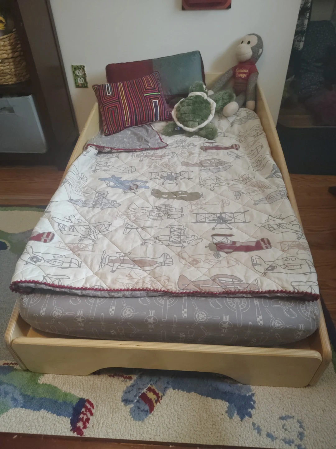 Wooden Montessori Toddler Bed