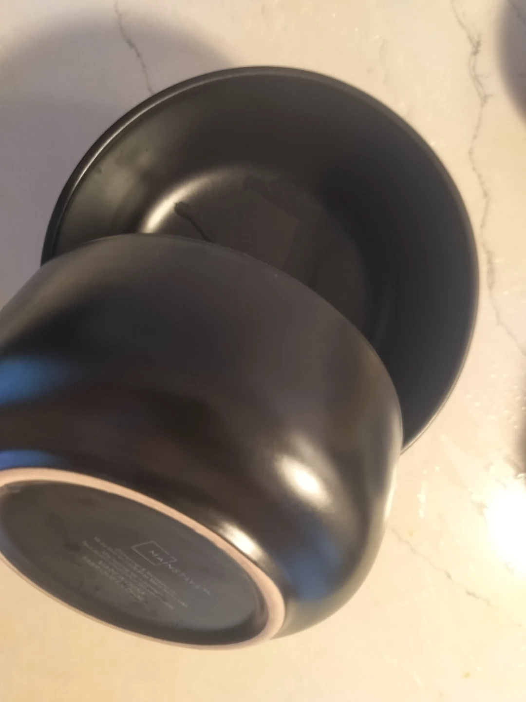 Set of 2 Black Bowls - photo 2