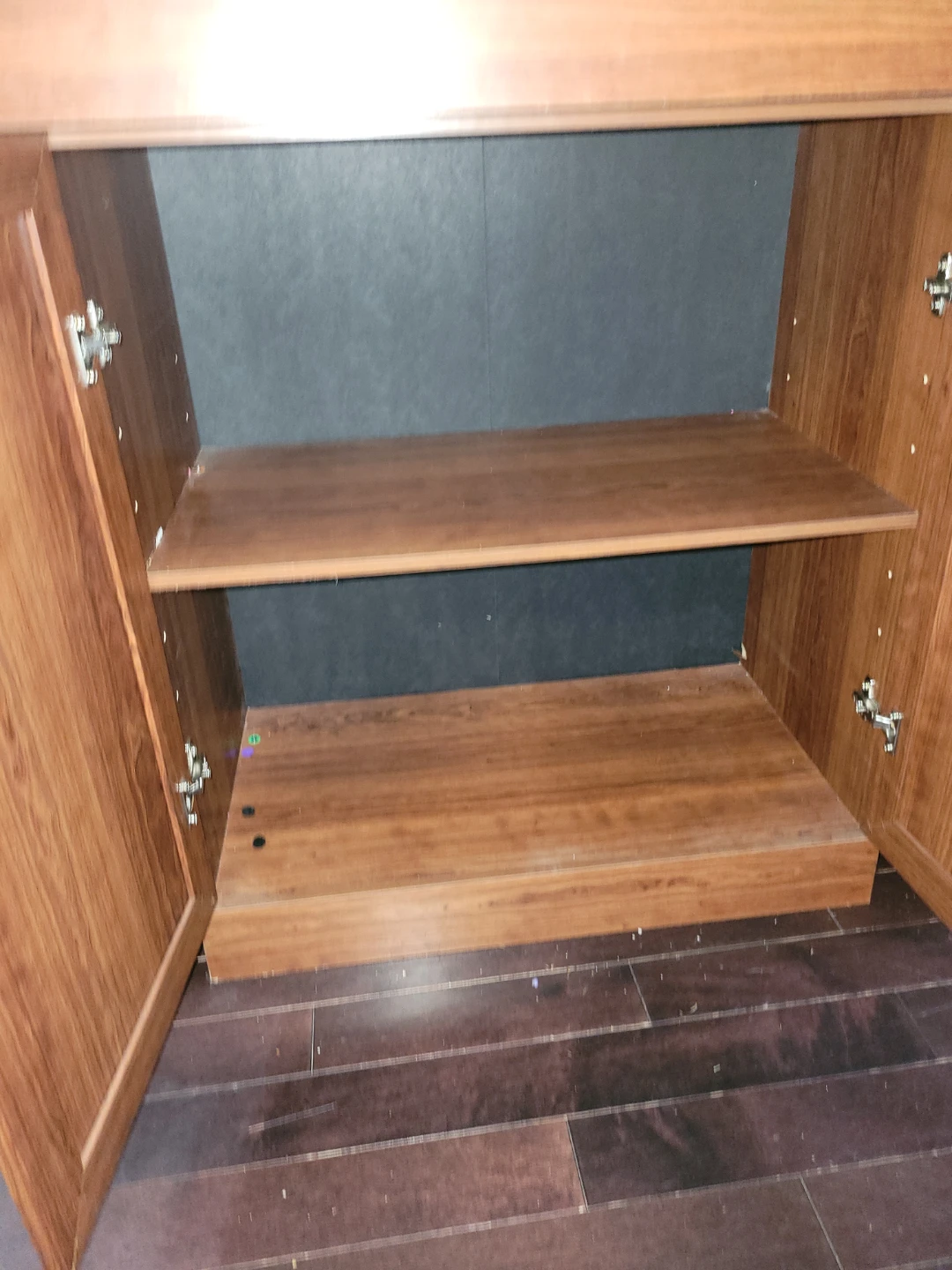 Wooden Storage Cabinet with Drawer - photo 3