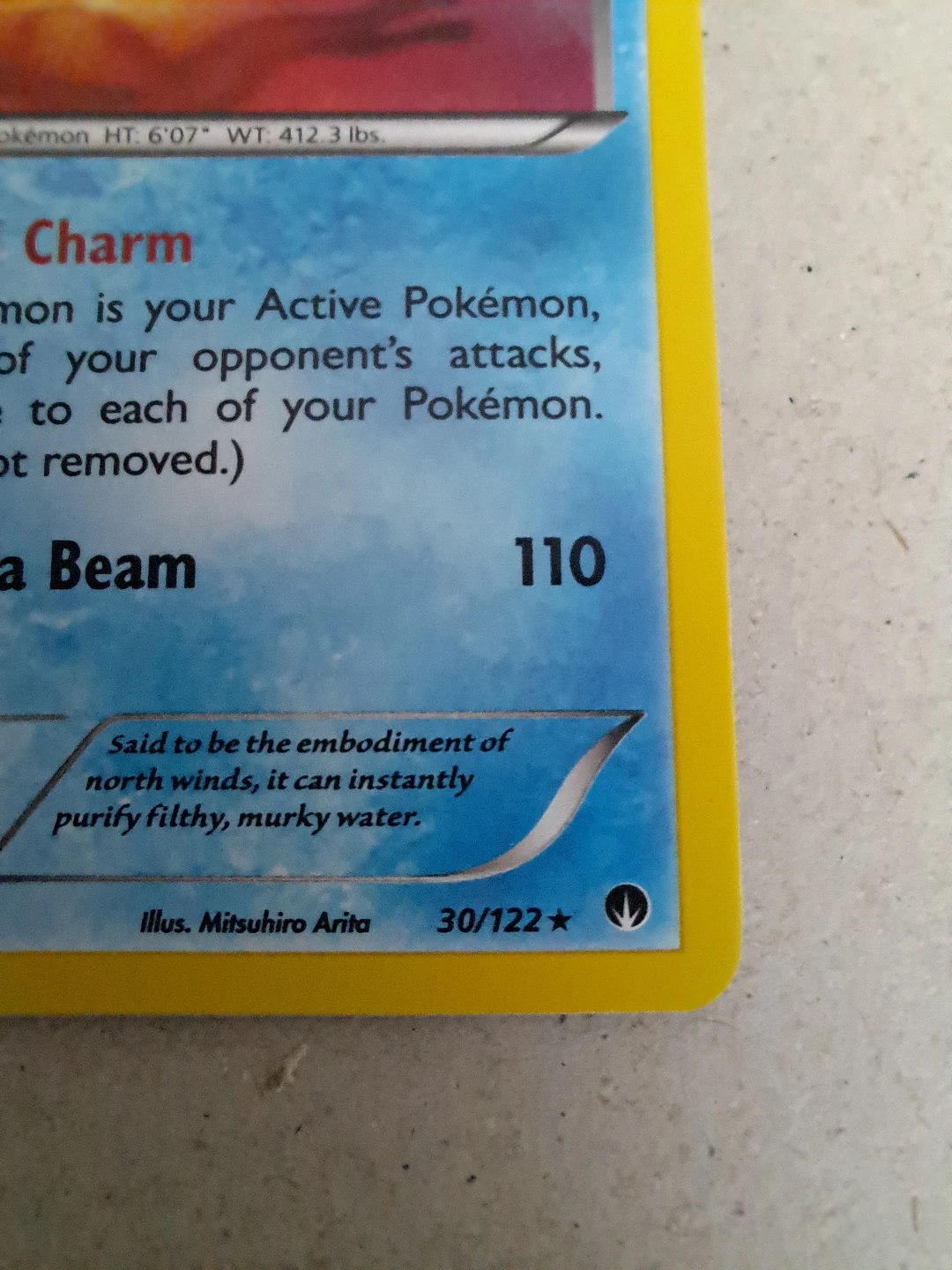 Pokemon Suicune 30 Holo XY Breakpoint - photo 3