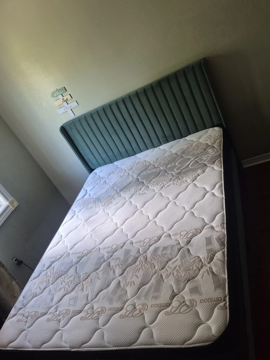 Queen Size Bed Frame and 10 inch Mattress