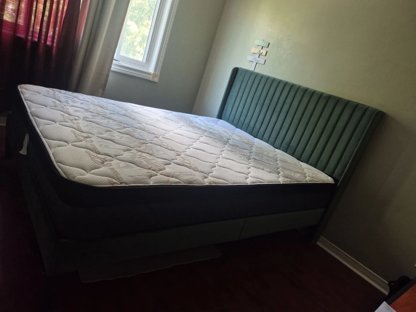 Queen Size Bed Frame and 10 inch Mattress - photo 2