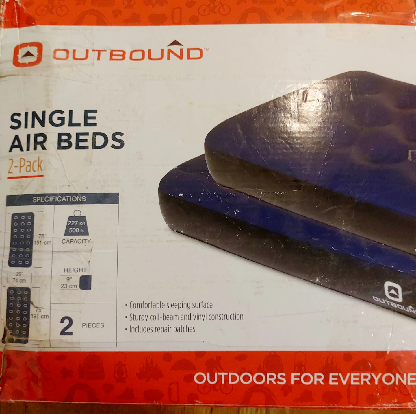 Outbound Single Air Beds - 2-Pack - photo 2