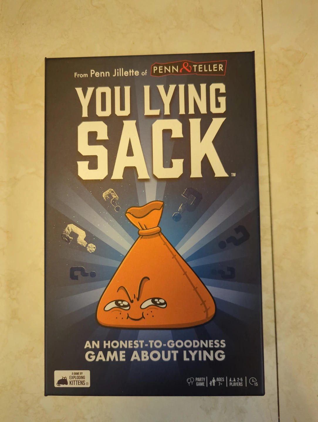 You Lying Sack Party Game by Penn & Teller