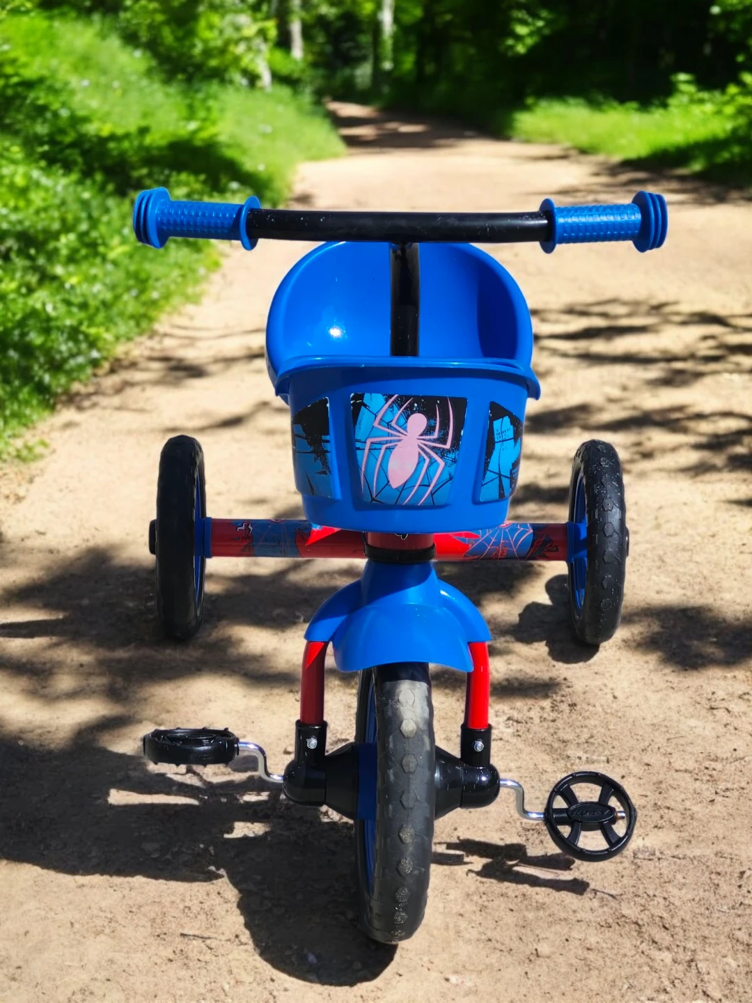 Spider-Man Tricycle Huffy  storage basket   aged 1.5 to 3 year - photo 2