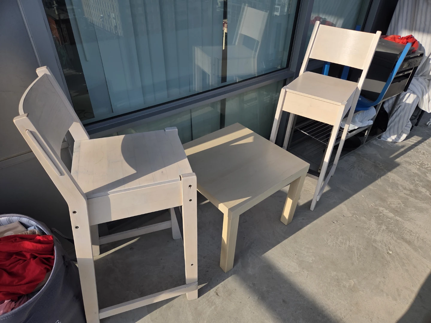 Wooden Table and Chairs Set - photo 3