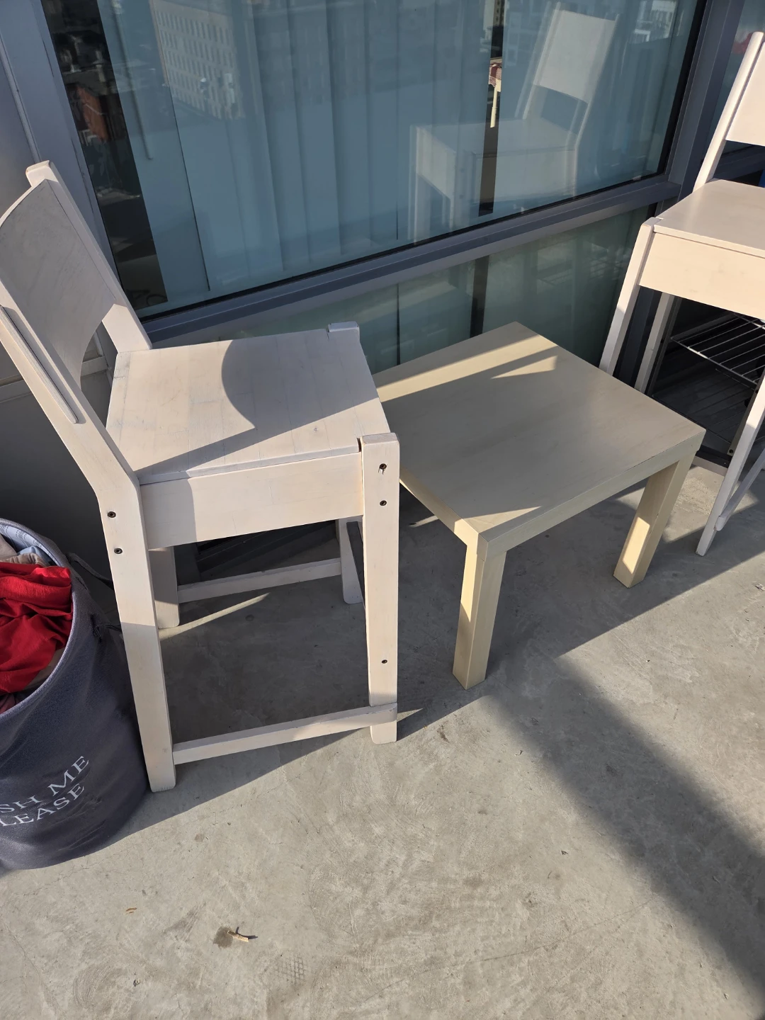 Wooden Table and Chairs Set - photo 4