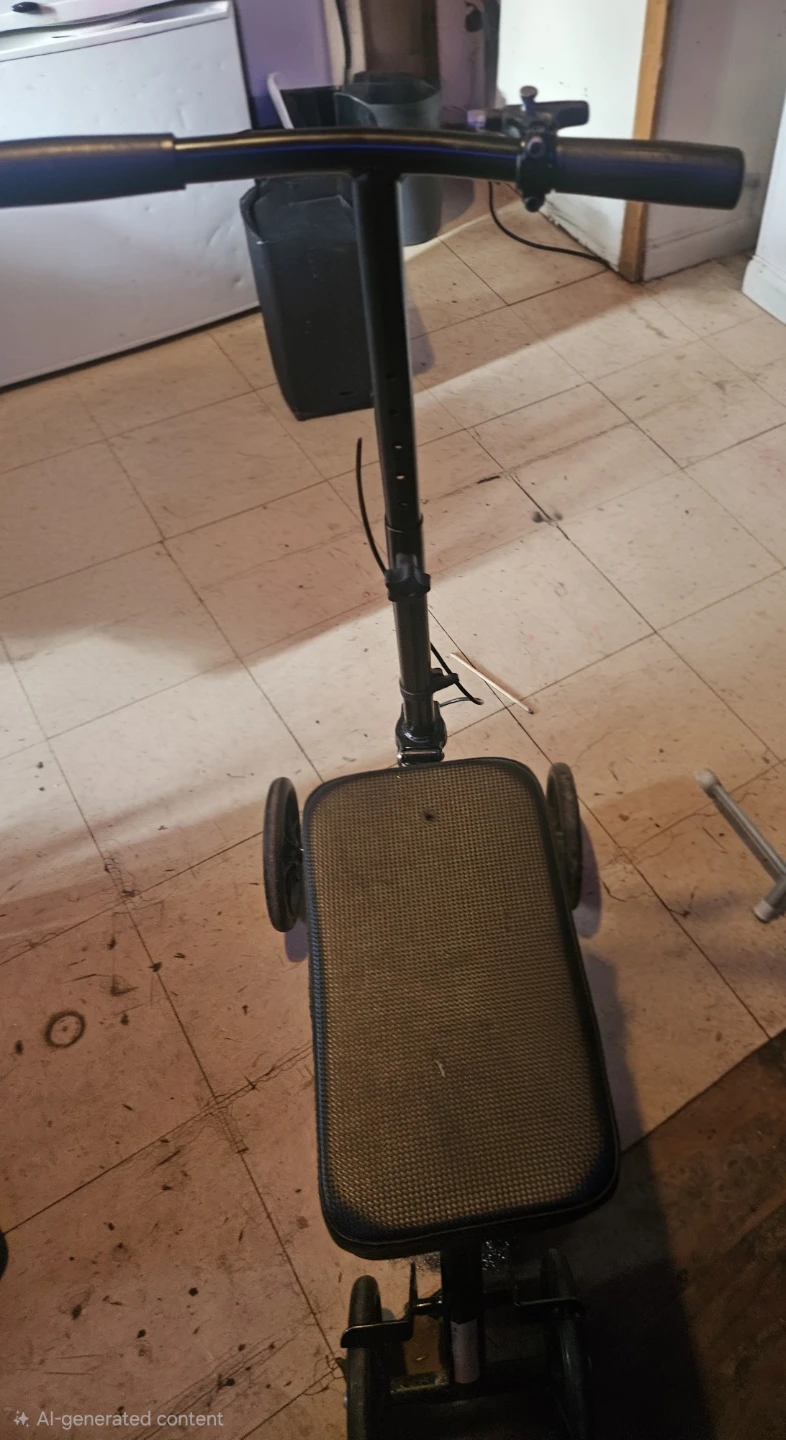 Black Medical Knee Scooter