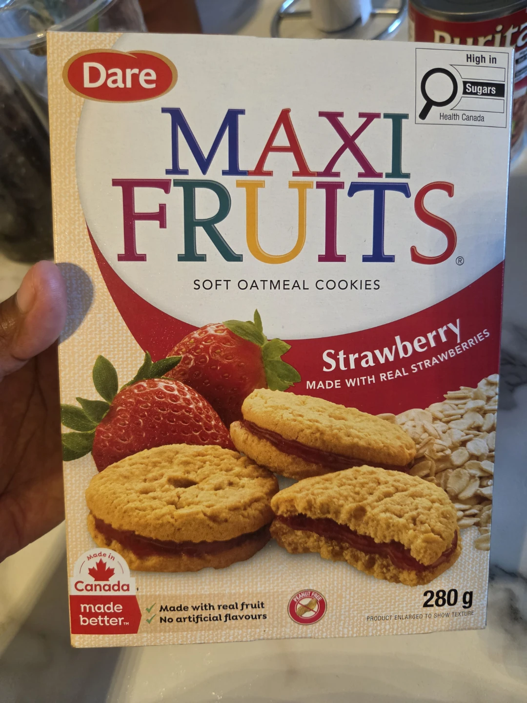 Dare Maxi Fruits Soft Oatmeal Cookies Strawberry ✨️🍓280g