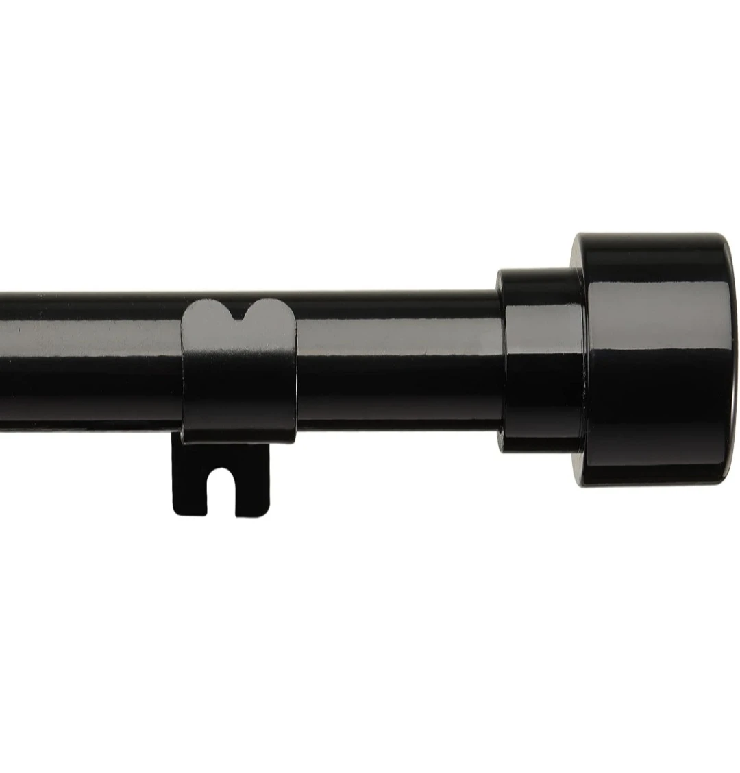Adjustable Curtain Rod Set Heavy Duty 28"-90" High Gloss - photo 2