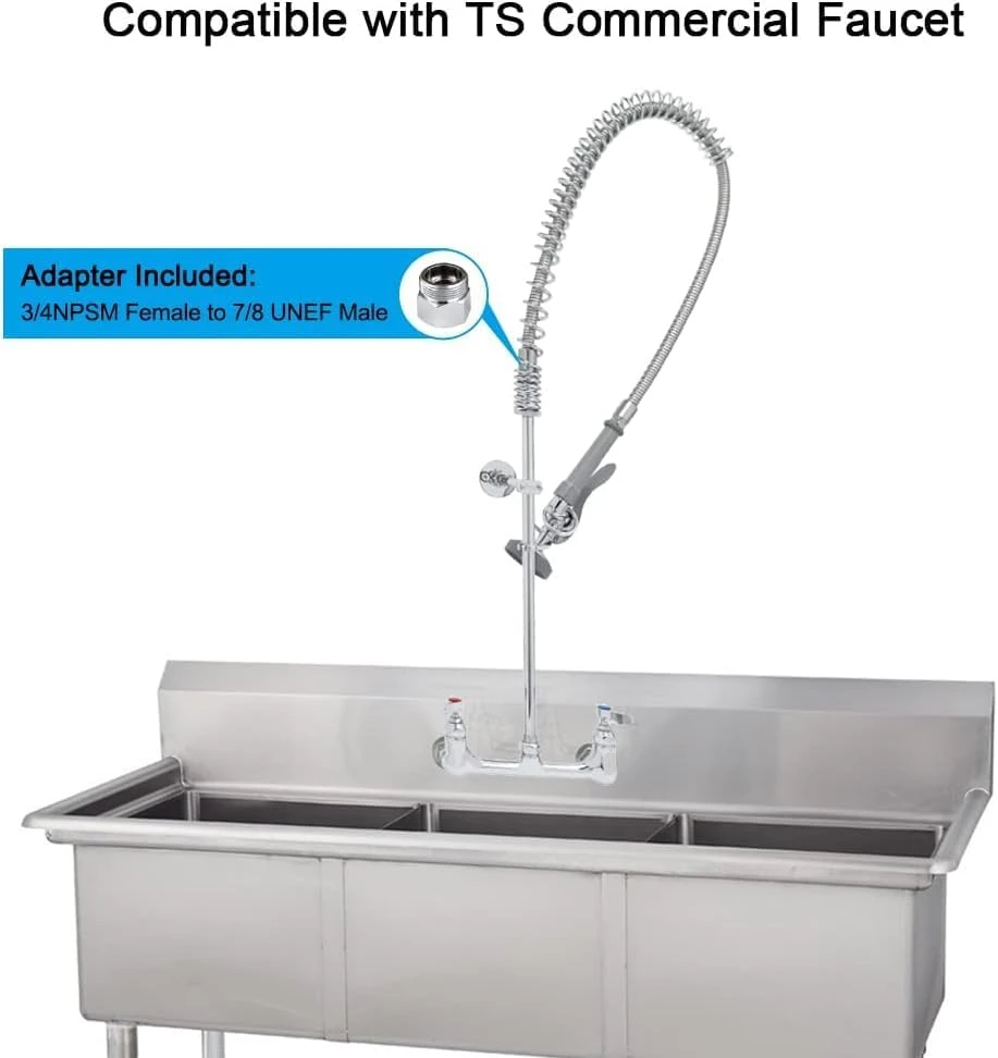 Pre Rinse Spray Hose for Restaurant Kitchen Faucet - photo 4